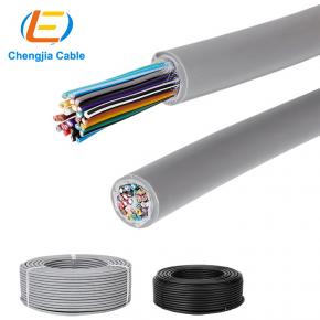 YY100 TRVV Ultra high flexible 10 million control drag chain cables without shielding servo multiconductor Torsionable data cables and control cables
