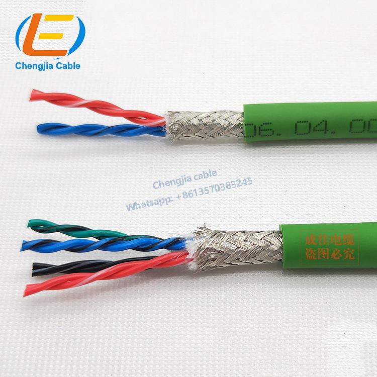 YY506 TRVVPS servo cable data transmission cables 26/24/22AWG 2/4/6/8 Cores Twist high flexibility industrial track cables