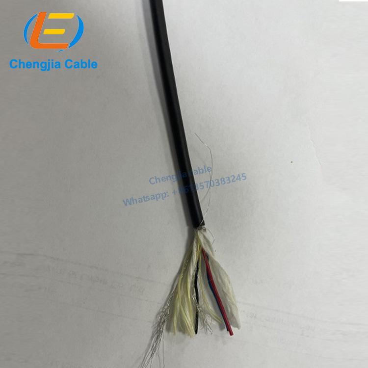 4 X 26AWG 3x 0.75mm kevlar light cable for reinforcement pur/pvc sheath ETFE wire Kevlar multi conductor cable with shielding