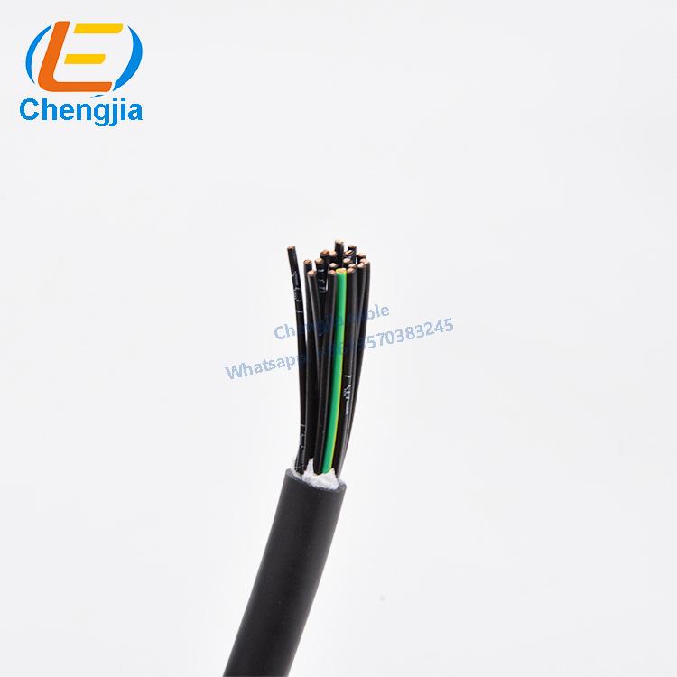 YY501 Flexible Multi-Conductor Control Cable With Black Numbered Cores