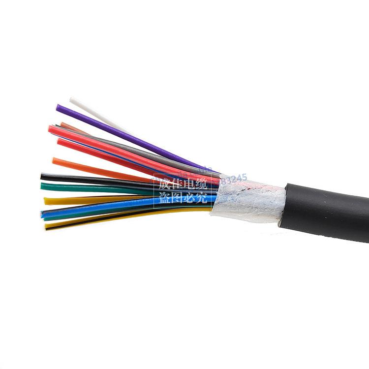 YY01 Flexible Multi-Conductor Control Cable PVC Insulated Multicore(Black Cores)