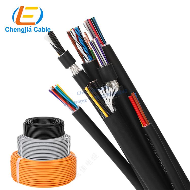 Flexible Screened Data Transmission Twisted Paired Cable Color Cores