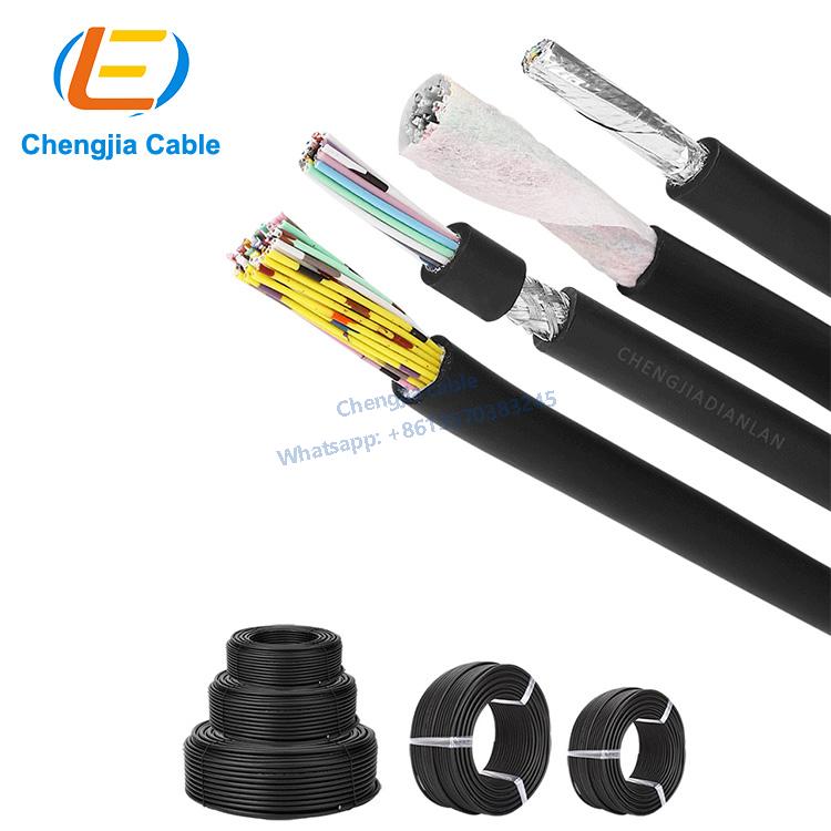 5*0.3 mm IO control cable flexible TPU pair twist shielded signal wire