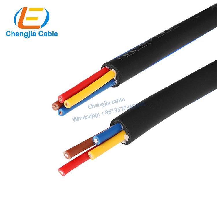 2/3/4 core * 0.5/0.75/1/1.5/2.5 mm stock available low-speed motion cable chain drag power cables