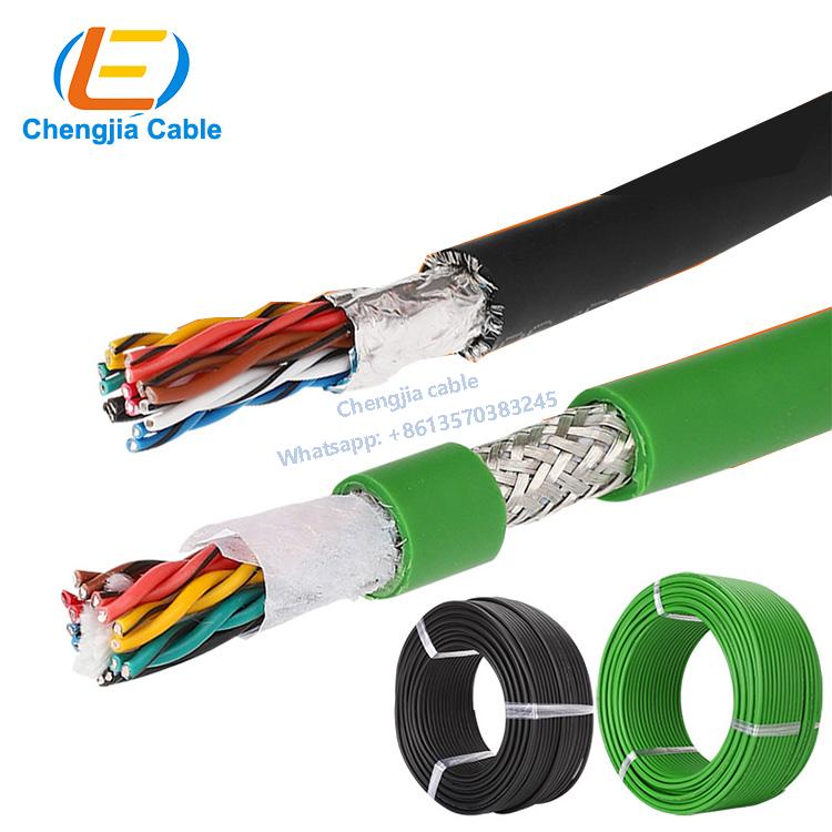 2P/3P/4P/5P/6P7P/8P/10P flexible signal data transmission TRVVSP double screen twisted pair cable