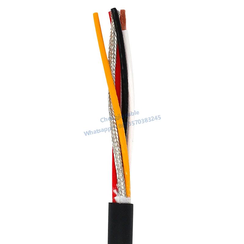 Industrial triflex robot cable torsion-resistant cable