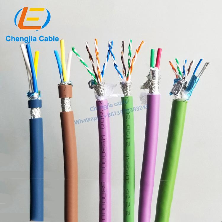 CAT 5/ Profinet & CAT5e Ethernet cables 4*2*26AWG Flex Ethernet Cable - 副本