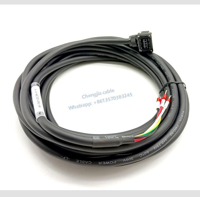 Mitsubishi J3 series Servo motors and encoder cables MR-PWS1CBL5M-A1 encoder cable MR-J3ENCBL5M-A2.