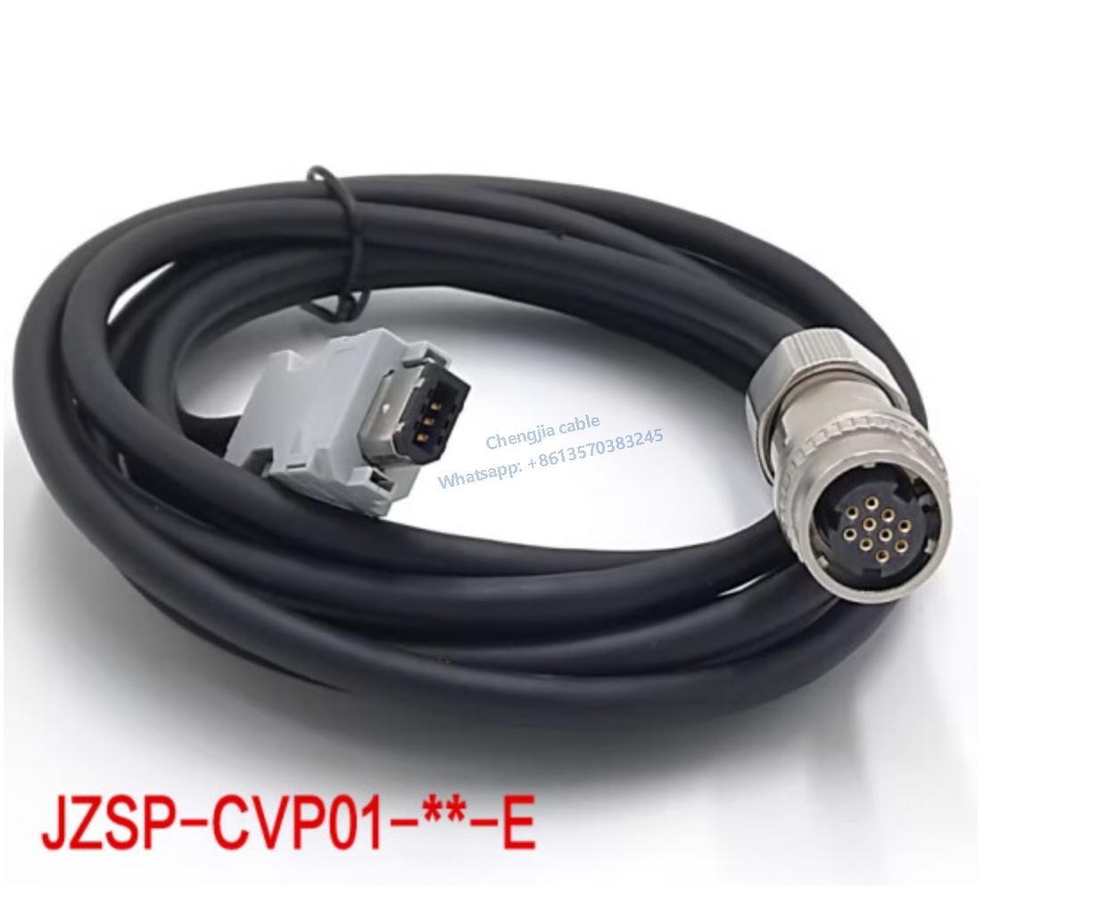 High-flex drag chain Yaskawa servo motor encoder cable JZSP-CVP11-01-E and straight-head servo motor SGM7A