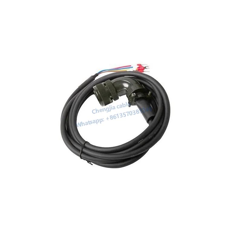 JZSP-CVP12-15-E YASKAWA HIGH FLEX ENCODER CABLE INCREMENTAL WITH RIGHT ANGLE CONNECTOR,