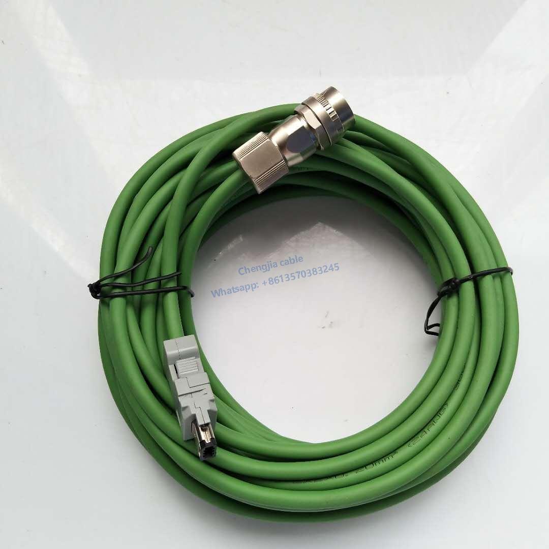 Encoder Cable For Yaskawa Servo Motor 7 Series 1KW Servo Power Cable JZSP-UVA122-01-E, Encoder Cable JZSP-CVP11-01-E