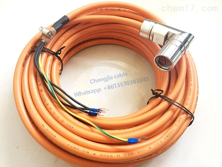 Power cable pre-assembled 4x 1.5 V90 servo power cable 6FX3002-5CL02-1AD0/1AF0/1BA0/1CA0 for transmission of data & power