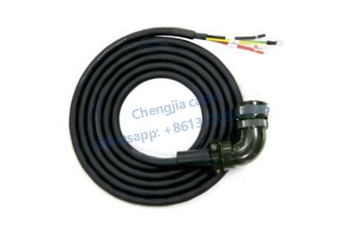 Hechuan CAB-PWR100A-1M-H High-Flexibility Drag Chain Servo Motor Cable