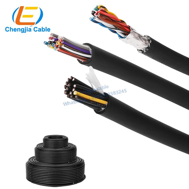 4P*22AWG Flexible Copper Cable RVVP PVC Sheath Servo Cable