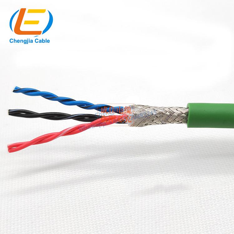 TRVVSP 26AWG Shielded Twisted Pair PVC Jacket Shielded Data Transmission Cable