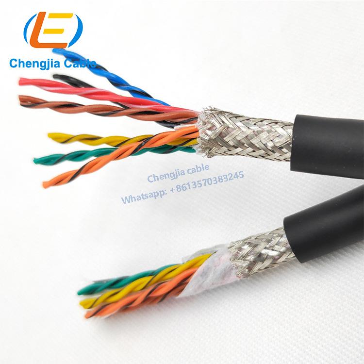 Servo Encoder Cable 2P*0.2mm Servo Wire With Signal Pair