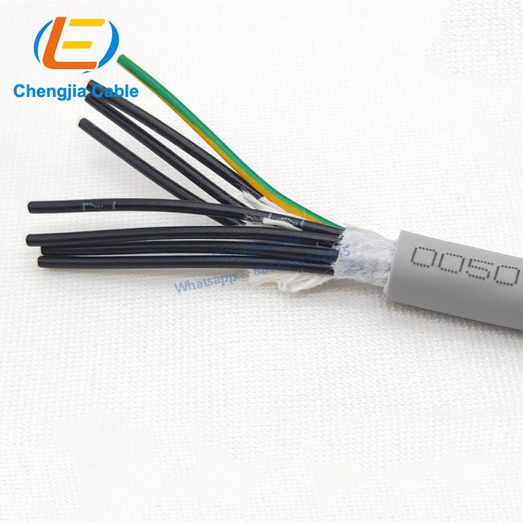 16 core x0.2 PUR Flexible Screened Cable For Servo Motor